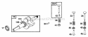 Crankshaft Grp Diagram and Parts List for  Briggs and Stratton Engine